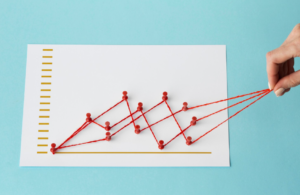 Gráfico mostrando aumento de geração de leads